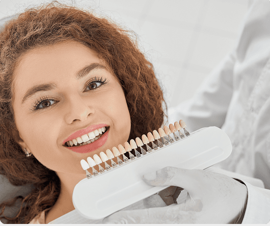Close up of preventative dental cleaning