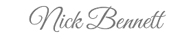 Nick Bennett signature